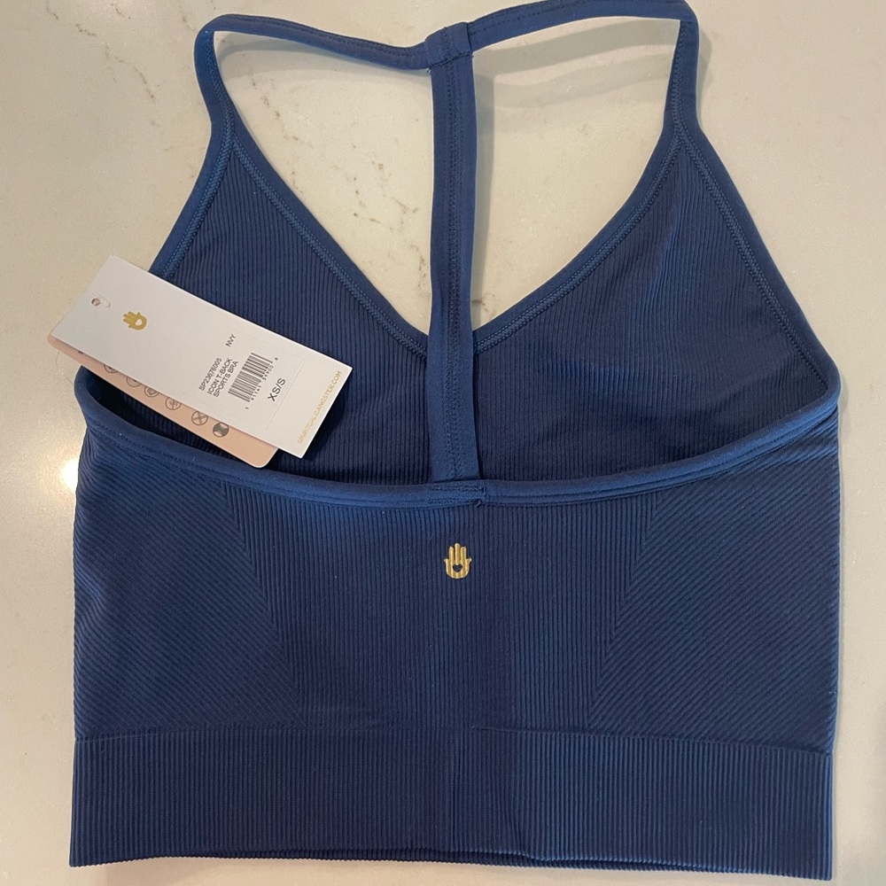 Spiritual Gangster sports bra. Iconic T back